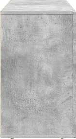 vidaXL Πλαϊνό γραφείο Σκυρόδεμα Γκρι 100 x 35 x 59 εκ