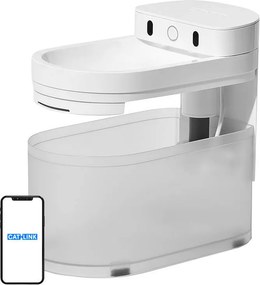 Catlink Pure 3 έξυπνο σιντριβάνι για σκύλους και γάτες (λευκό)