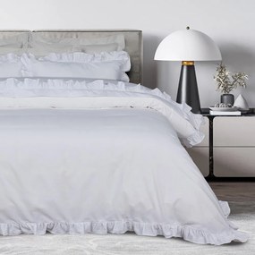 Παπλωματοθήκη Daily 3174 (Σετ 3τμχ) White Das Home Υπέρδιπλo 220x240cm 100% Βαμβάκι