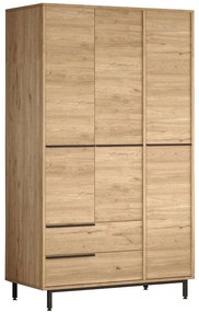 Ντουλάπα Τρίφυλλη On 956LCS3493 112,2x55x195,6cm Oak Three Door