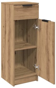 vidaXL Ντουλάπι Μπάνιου με συρτάρι artisan δρυς 32 x 34 x 90 εκ