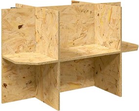 vidaXL Βάση Terrarium Καφέ 80 x 50 x 50 εκ OSB