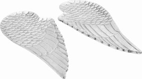 vidaXL Καλάθι Φρούτων 2 pcs Ασημί 40 x 18 x 2.5 εκ. Αλουμίνιο