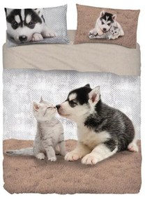 Σεντόνια My Friends 41 9303516 Σετ 4τμχTortora Bassetti Queen Size 175x200cm 100% Cotton