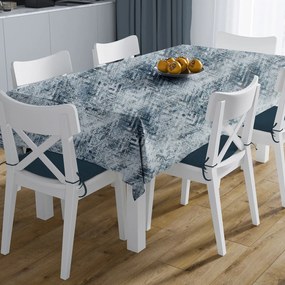 Αλέκιαστο Τραπεζομάντηλο (180x300) Dimcol Skid Marks 471 Blue