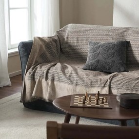 Ριχτάρι Καναπέ Τριθέσιου (180x310) Gofis Home Meadow Ink Grey 160/14