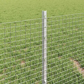 vidaXL Συρματόπλεγμα με Στυλίς 100 x 0,4 μ. Γαλβανισμένος Χάλυβας