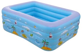 Παιδική φουσκωτή πισίνα - SL-C018 - 210*140*70cm - 151868 - Blue-151868_bl