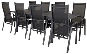 Σετ Τραπέζι και καρέκλες Dallas 3589, Μέταλλο, Ύφασμα, Μέταλλο | Epipla1.gr