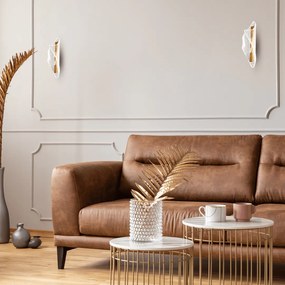 LED Απλίκα Τοίχου Largo 8W Χρυσό