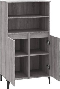 vidaXL Ντουλάπι Γκρι Sonoma 60 x 36 x 110 εκ. από Επεξεργασμένο Ξύλο