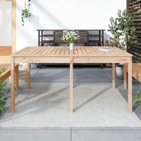 Τραπέζι Κήπου 159 x 82,5 x 76 εκ. από Μασίφ Ξύλο Πεύκου - Καφέ