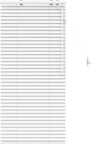 vidaXL Βενετσιάνικη Σκίαση Λευκό 65 x 130 εκ 35 mm