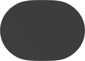 vidaXL Ύφασμα Τραπέζης Σκούρο Γκρι 130 x 220 εκ Πολυεστέρας Ωοειδής