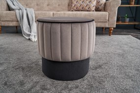 Pouffe Rose Puf - Grey Grey