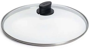 Καπάκι Μαγειρικών Σκευών S20ELM 20cm Clear-Black Woll Glass