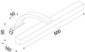 Επιτοίχιο Φωτιστικό LED Vide