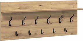 vidaXL Τοίχου Κρεμάστρα Artisan Oak 100 x 40 x 12 εκ