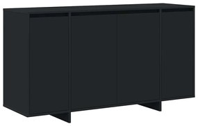 vidaXL Πλαϊνό γραφείο Μαύρο 135 x 41 x 69 cm Επεξεργασμένο ξύλο