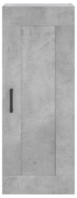 vidaXL Ντουλάπι Γκρι Σκυροδέματος 34,5x34x180 εκ. Επεξεργασμένο Ξύλο