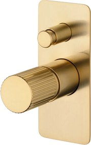Eurorama Oso 168030SL Light Brushed Gold - Μίκτης εντοιχισμού 2 εξόδων
