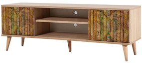 Έπιπλο Τηλεόρασης Truva 863SPH3034 140x40x50cm Multi