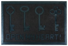 ΠΑΤΑΚΙ ΕΙΣΟΔΟΥ HEART KEY ΜΠΕΖ 40Χ60 San Lorentzo 1700643A