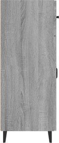 vidaXL Ντουλάπι Γκρι Sonoma 69,5 x 34 x 90 εκ. από Επεξεργασμένο Ξύλο