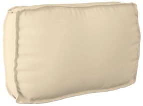 vidaXL Μαξιλάρι Παλέτας για Πλάτη Μπεζ 70x40x12 εκ. Υφασμα Oxford