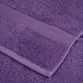 vidaXL a Πετσέτες Προσώπου SOLUND 10 pcs Μοβ Βαμβάκι