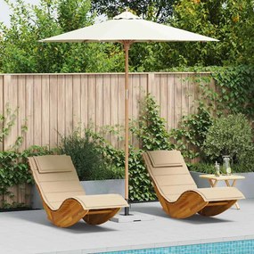 vidaXL Ομπρέλα Κήπου Κρεμ λευκό 240 x 240 x 260 εκ. Μπαμπού