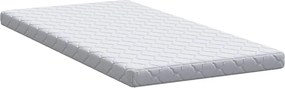 vidaXL Στρώμα Λευκό 100 x 200 cm Ζακάρ ύφασμα