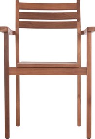 ΠΟΛΥΘΡΟΝΑ KEMPO HM6358 ΞΥΛΟ TEAK ΣΕ ΦΥΣΙΚΟ--58x58,5x88Υεκ.