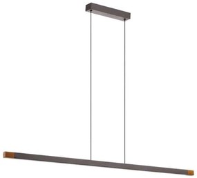 Φωτιστικό Οροφής-Ράγα Lisciana 900175 126x3,5x110cm Led 22W Grey-Natural Eglo