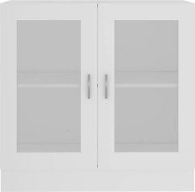 vidaXL Βιτρίνα Λευκή 82,5 x 30,5 x 80 εκ. Επεξ. Ξύλο