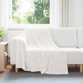 vidaXL Ριχτάρια 6 pcs Λευκό 150 x 200 cm Μαλλί
