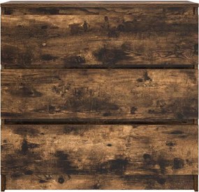 vidaXL Ντουλάπι Καπνιστή δρυς 80x35x76 εκ. Επεξεργασμένο Ξύλο