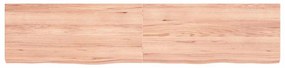 vidaXL Πάγκος Μπάνιου Αν. Καφέ 180x40x(2-6) εκ. Επεξεργ. Μασίφ Ξύλο