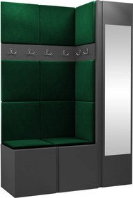 Έπιπλο υποδοχής Orion-Ανθρακί - Κυπαρισσί