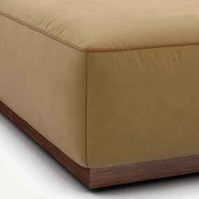 Υποπόδιο από λινό βελούδο JACOPO