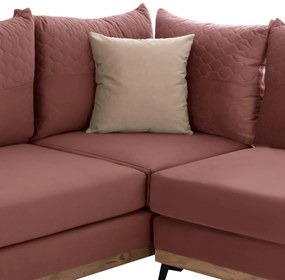 Γωνιακός Καναπές MESINA C3253.02L Αριστερή γωνία Ύφασμα Αλέκιαστο Σάπιο Μήλο 290x240x94Υεκ. 290x240x94 εκ.
