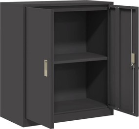 vidaXL Ντουλάπι αποθήκευσης Μαύρο 80 x 40 x 90 εκ Ατσάλι