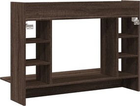 vidaXL Γραφείο Τοίχου Καφέ Δρυς 105x48x75 εκ. από Επεξεργασμένο Ξύλο