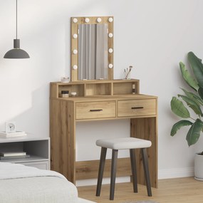 vidaXL Τραπέζι περιποίησης Καφέ 79 x 41 x 140 εκ. Επεξεργασμένο ξύλο