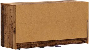 vidaXL Ντουλάπι TV 100 x 34 x 50 εκ Παλαιωμένο ξύλο