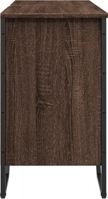 vidaXL Ντουλάπι Νιπτήρα Μπάνιου Καφέ Δρυς 91x35x60 εκ. Επεξ. Ξύλο