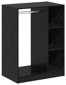 vidaXL Ντουλάπι με ράφι Μαύρη δρυς 77 x 48 x 102 cm Επεξεργασμένο ξύλο