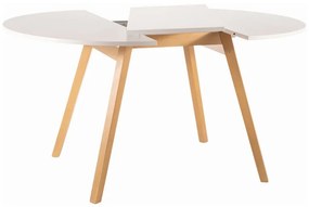 OPERA TABLE WHITE MAT / BEECH FI 102 (102-142) DIOMMI OPERABMBUFI102