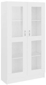 vidaXL Βιτρίνα Λευκή 82,5 x 30,5 x 150 εκ. Επεξ. Ξύλο