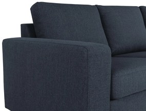 Γωνιακός Καναπές Scandinavian Choice C160, Δρυς, Μπλε, 345x285x86cm, Πόδια: Ξύλο | Epipla1.gr
